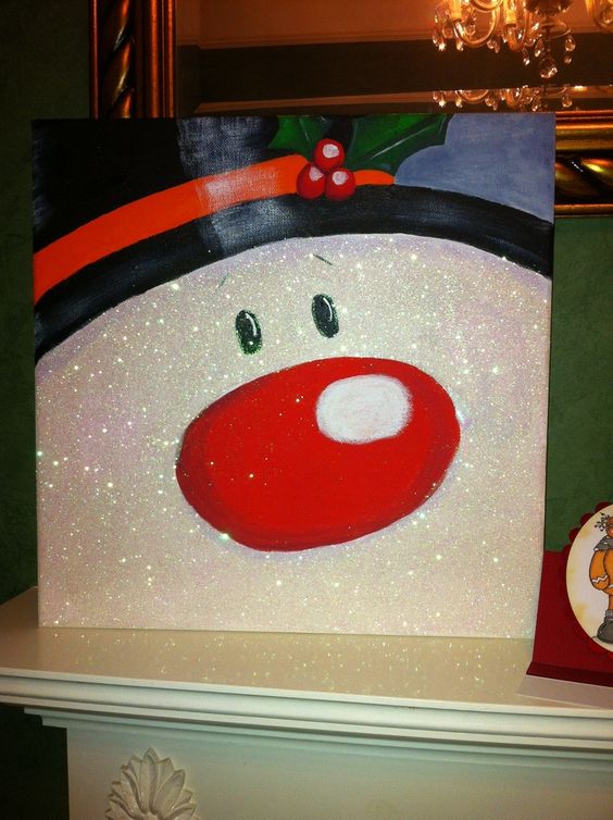 Christmas Canvas Painting