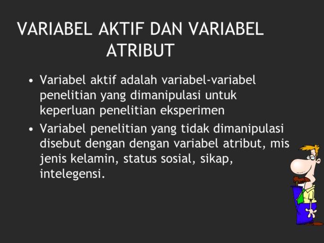 variabel atribut