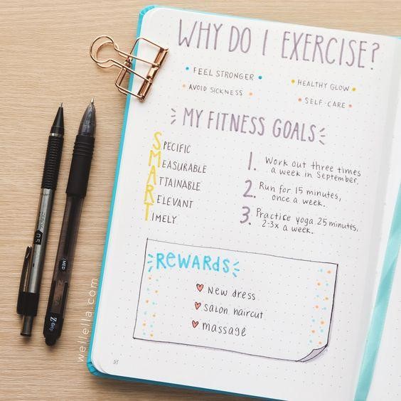 Fun And Progressive 20+ Fitness Journal Ideas To Track Your Progress ...