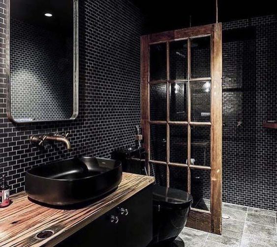 Gray And Black Bathroom Ideas